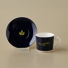 Karaca x Fenerbahçe Lizenziertes Espressotassen-Set für 6 Personen aus Porzellan, 12-teilig, 80 ml