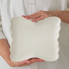 Karaca Stream Bone China Pieris Servierset für 6 Personen, 34-teilig