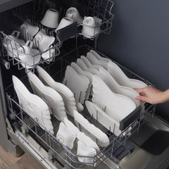 Karaca Stream Bone China Pieris Servierset für 6 Personen, 34-teilig