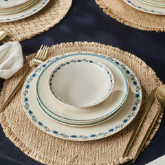 Karaca Forever Bone China İznik Tafelservice für 6 Personen – 24-teilig