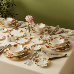 Karaca Elegance Bone Montebello Tafelservice für 8 Personen, 60-teilig