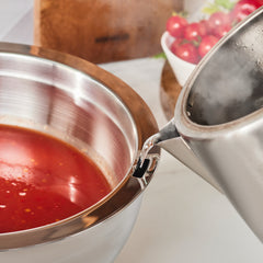 Karaca Mutfaksever Ice & Hot Bowl Servierschüssel aus Edelstahl, 2,5 Liter