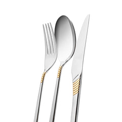 Karaca Cleopatra Premium Besteckset für 12 Personen, 84-teilig