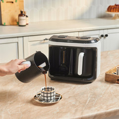 Karaca Hatır Hüps Düet Türkische Kaffeemaschine Weiss, 1400 W
