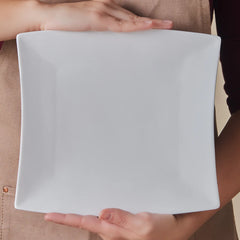 Karaca Stream Pure Perfect Weiss 32-Teiliges 6-Personen Frühstücksset Quadrat