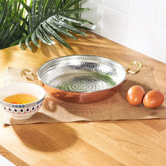 Karaca Alacahöyük Sahan Poêle plate en cuivre 20 cm