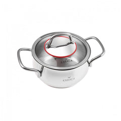 Karaca Emirgan Edelstahl Kochtopfset – 6-teilig, Midi Set