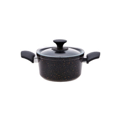 Biogranit Blackgold V1 Kochgeschirr-Set, 7-teilig