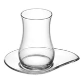 LAV Eva 12-teiliges türkisches Teeglas Set – Mit Gläsern und Untertassen aus Glas