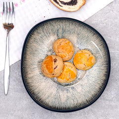 Ensemble de 4 coques Karaca Black Galactic Reactive