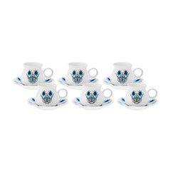 Karaca Bursa Kaffeetassen-Set für 6 Personen 90 ml