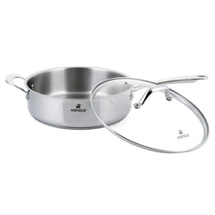 Karaca stainless steel cooking pot set 9 pieces