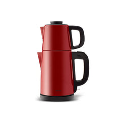 Karaca Tea Break Red Inox Steel Tea Maker
