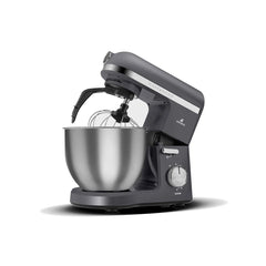 Karaca Mastermaid Chef Pro Doppelarm-Küchenmaschine Space Grey, 5 Liter, 1500 W
