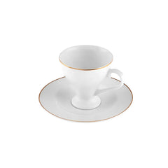 Karaca Biga Kaffeetassen-Set 6 Personen, 90 ml