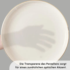 Stream Bone New Saturn Tafelservice, 53-teilig, Gold