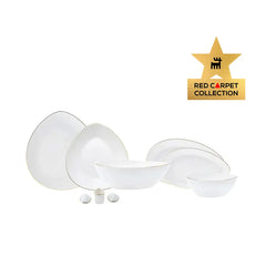 Karaca Streamline Saki Platin 59-teiliges Tafelbesteck für 12 Personen