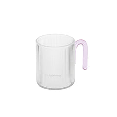 Karaca Miracle Kaffeetasse mit rosa Henkel, 320 ml