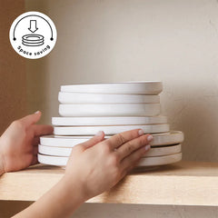 Karaca Streamline New Saturn Gold – 12 Teilig Bone China Dinner Set für 4 Personen
