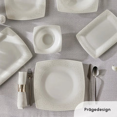 Karaca Fine Pearl Roma 58-Teiliges 12-Personen Geschirrset