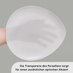 Karaca Streamline Saki Platin 59-teiliges Tafelbesteck für 12 Personen