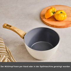 Karaca Swiss Crystal 18 cm Milchkännchen – Creme | PFAS-frei & Induktionstauglich