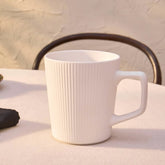 Karaca Vini Kaffeebecher Weiss aus Steinzeug, 520 ml