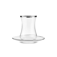 Karaca Sydney Platin 12-teiliges Teeservice für 6 Personen