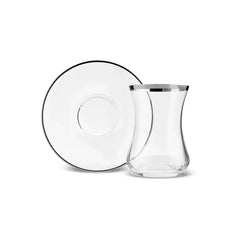 Karaca Sydney Platin 12-teiliges Teeservice für 6 Personen