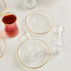 Karaca Jasmine Tee Set für 6 Personen, 12-teilig