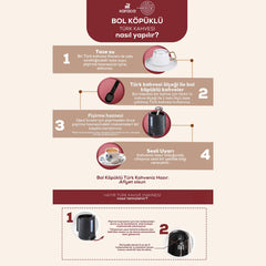 Karaca Hatır Plus Mod 5 in 1 Essential Kaffee- & Teemaschine, 1400 W, Rosie Brown