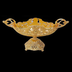 Golden splendor with filigree charm: The gold-plated medium-sized Gondol