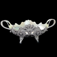 Grosse Gondel mit versilbertem Flikari-Fuss