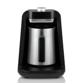 OKKA Rich Spin Pro OK0026-K, Türkische Kaffeemaschine, Schwarz-Chrom