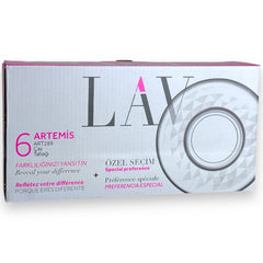 LAV Artemis ART269F – 6-teiliges Teeglasunterteller-Set