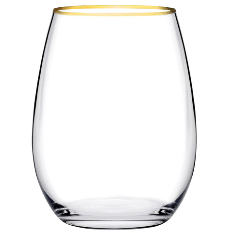 Pasabahce Amber Golden Touch Set mit 6 Gläsern von 570 ml
