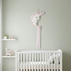 Babyzimmer Deko „Halbmond“ – Rosa
