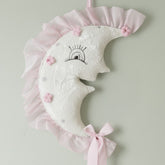 Babyzimmer Deko „Halbmond“ – Rosa