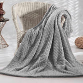 Merinos Pearl Tomurcuk Einzelbettdecke - Grau, 150x200cm