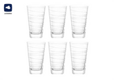 Leonardo Trinkglas Vario 280 ml, 6 Stück, Transparent