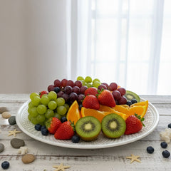 Porzellan Fruchtschale – Weiss, Ø41 cm, Modell „Golf“