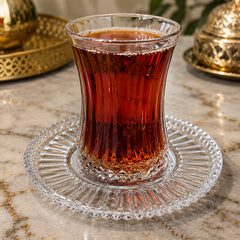 Pasabahce ELYSIA 54771 Glas Untersetzer 6er Set