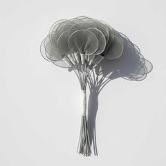 12 Stk. Delikate Deko-Picks „Grau Tüllzauber“ – 13 cm, ideal für Gastgeschenke & Braut-Accessoires (Kopie)