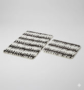 Bademattenset, Zebra-Muster, 2-teilig