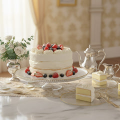 Karaca Jest Rim – 7-teiliges Kuchen-/Servierplatten-Set für 6 Personen (Gold)