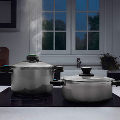 Karaca Quick & Safe Schnellkochtopf-Set 6 + 8 Liter, 4-teilig