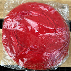 50 Stück Geschenkorganza-Beutel rot 24 cm, rund, Mandelzucker-Beutel, Mini-Organza-Beutel