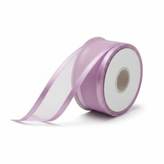 Organza Satinband Lila – 25 mm Breite (Preis pro Meter)