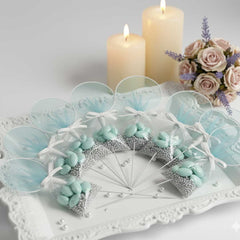 12 Stk. Delikate Deko-Picks „Mint Tüllzauber“ – 13 cm, ideal für Gastgeschenke & Braut-Accessoires (Kopie)