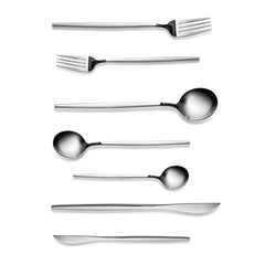 Karaca Orion Platin Besteckset, 84-teilig für 12 Personen